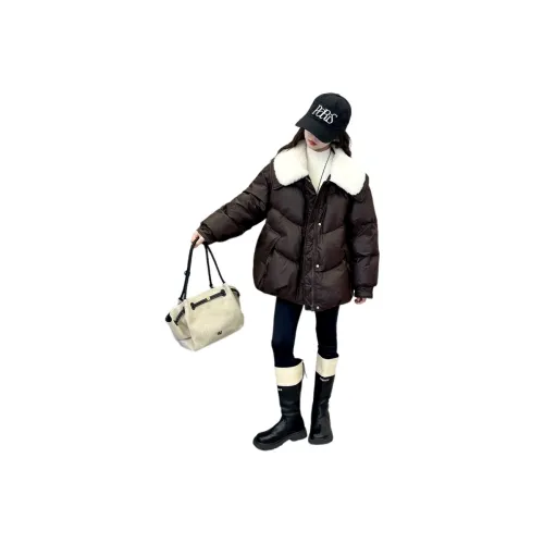 AIXINA Кофе Подростковый возраст Утеплённые куртки