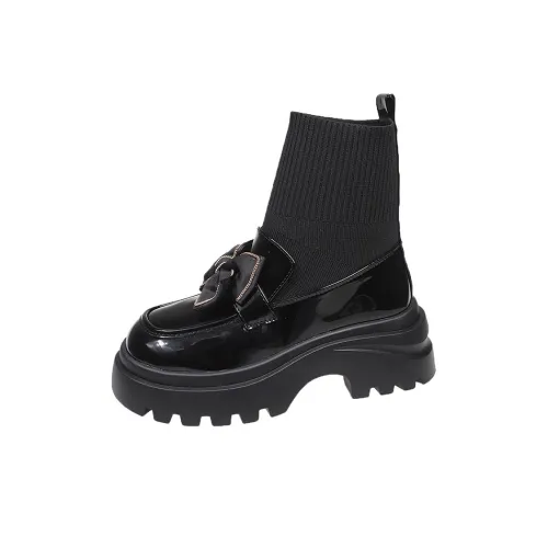 Wuji Эластичные ботинки черного цвета женские