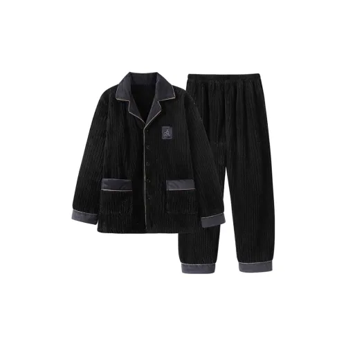 MADALLO Черный Мужской Пижамный Комплект