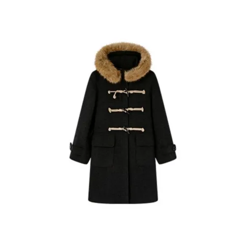 Icicofficial Высокое Качество Черное Женское Пальто