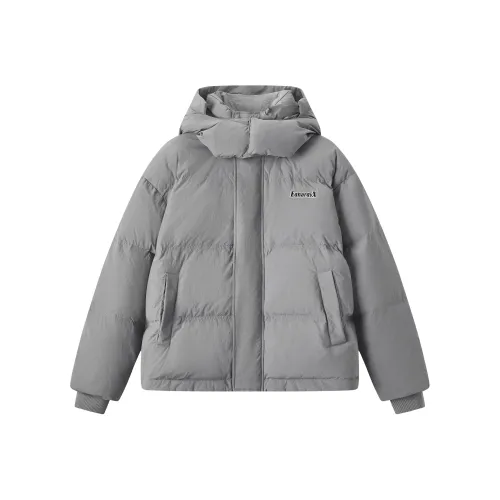 ED HARDY X Пуховик Унисекс Серый