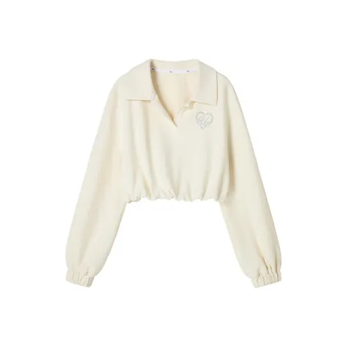 UENA Бежевый Свитшот В наличии Женские Свитшоты