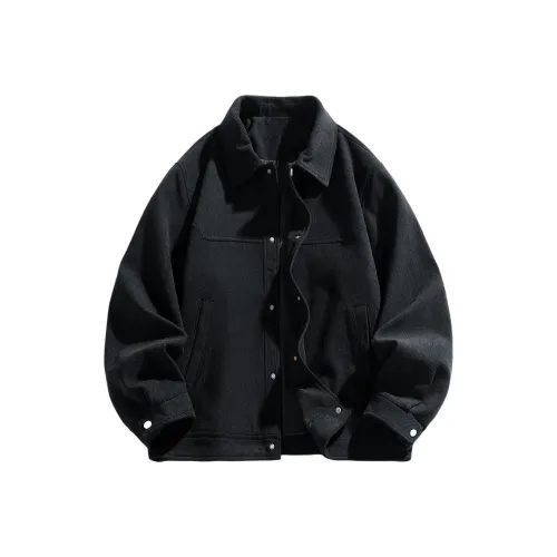 WOOD SOON Винтажные отворотные мужские куртки