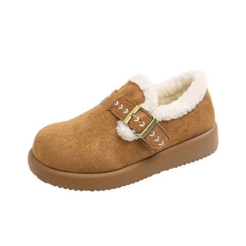 JX Пшеница Застежка Однотонная Замша Стиль Birkenstock Обувь Ботинки Женские