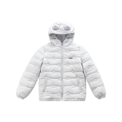 BABUGGE Светло-серый Женский пуховик