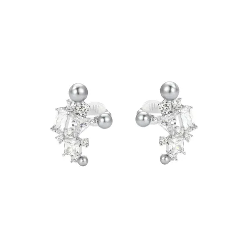 BOONEE ALUS Синтетический кубический цирконий Подвеска Серьги Женские