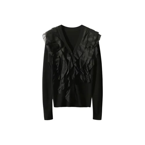 ЮЙЧЖАОЛИНЬ Черный Женские Свитера