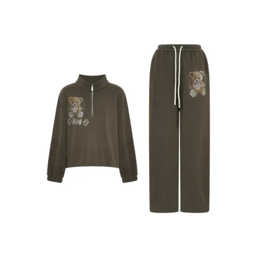 TCH Армейский зеленый Женские Повседневные костюмы