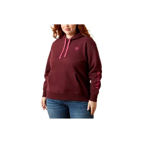 ARIAT Red Women's Sweatshirts ARIAT Красный Женские Свитшоты