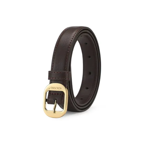 AOKANG Корова Спилок Ремни Женские 2,4CM