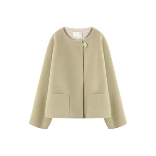 IHIMI Нефритово-голубой Женский Пальто