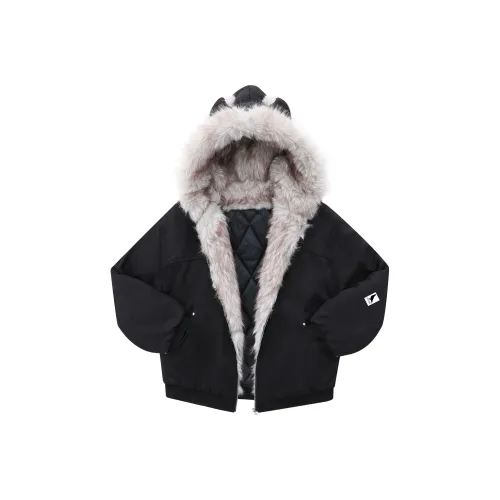Huohuotu Черный Унисекс Пуховики