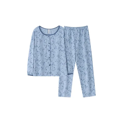 MADALLO Синий Женский Пижамный Комплект