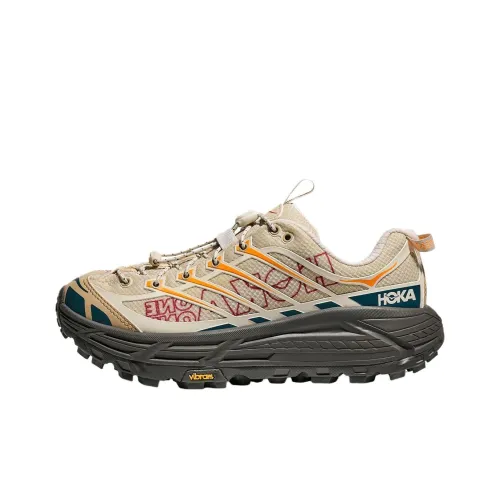 HOKA ONE ONE Mafate Three 2 Кроссовки для трейлраннинга Унисекс Бежевый Оранжевый