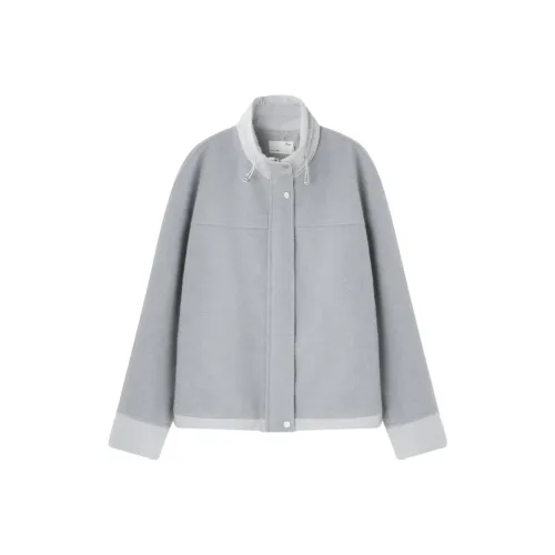 IHIMI Пыльно-синий женский короткий пиджак