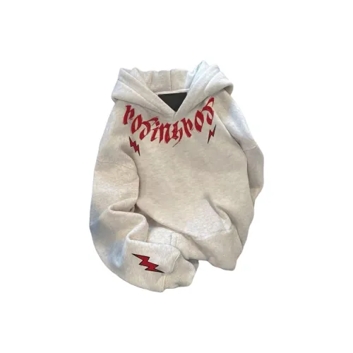 LH HOMME Белый Серый Унисекс Свитшоты