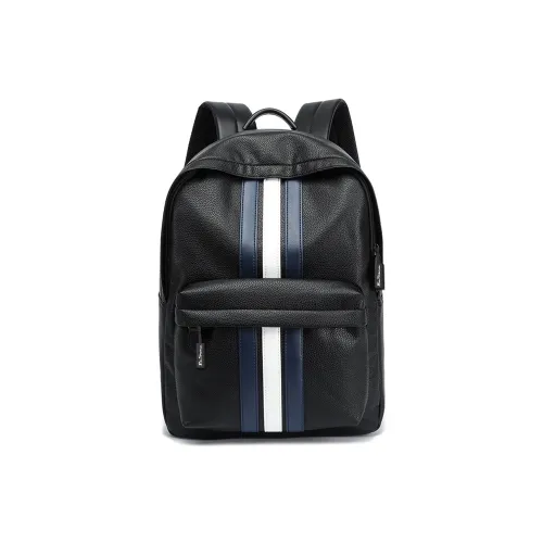 BEN SHERMAN ПУ (полиуретан) Рюкзак Стандартный Унисекс Черный