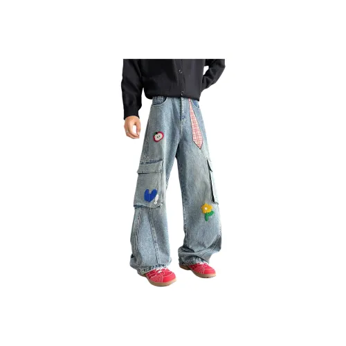 Imcrasy Синий Унисекс Джинсы