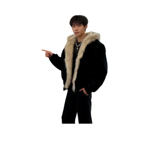 BRG Черный Унисекс Пуховики