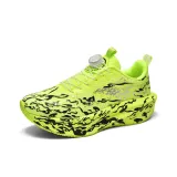 Неоновый зеленый, вращающийся замок, стиль