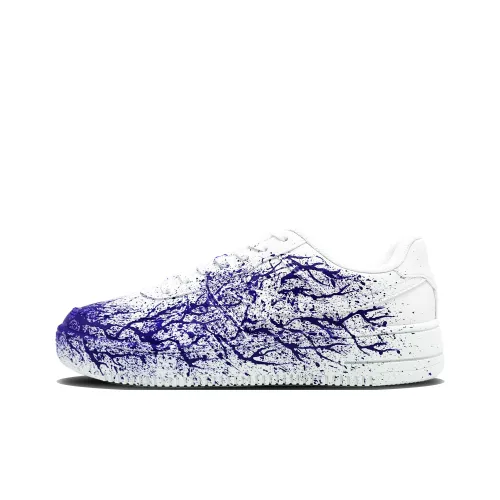 XTEP Air Force One Легкие и Износостойкие Низкие Кроссовки для Скейтбординга Женские Синие Белые