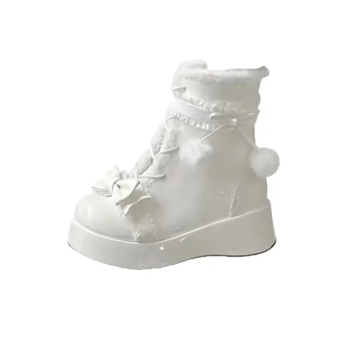 M MAICCO Martin Boots White Women's