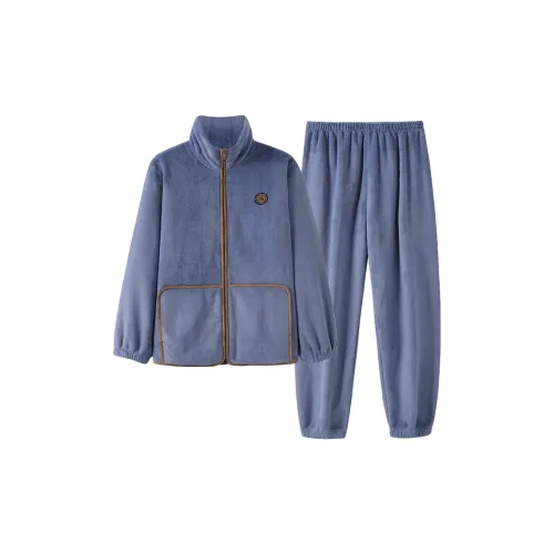 MADALLO Синий Мужской Пижамный Комплект