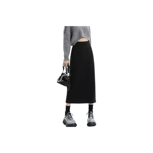 QINGYING Повседневная длинная юбка для женщин