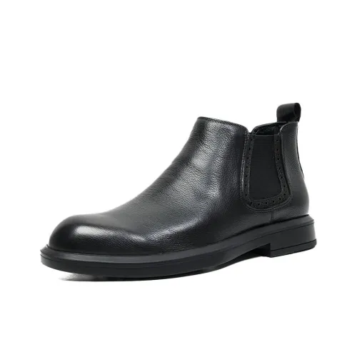 ZUOSAISI Мужские ботильоны Chelsea черные