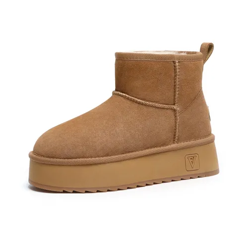 O.L Термический Износостойкий Увеличивающий Высоту Короткие Снежные Ботинки Женские