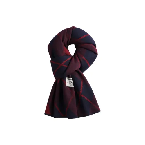 SEPTWOLVES Натуральный обтрепанный край анти-пиллинг чистая шерсть вязаные шарфы унисекс