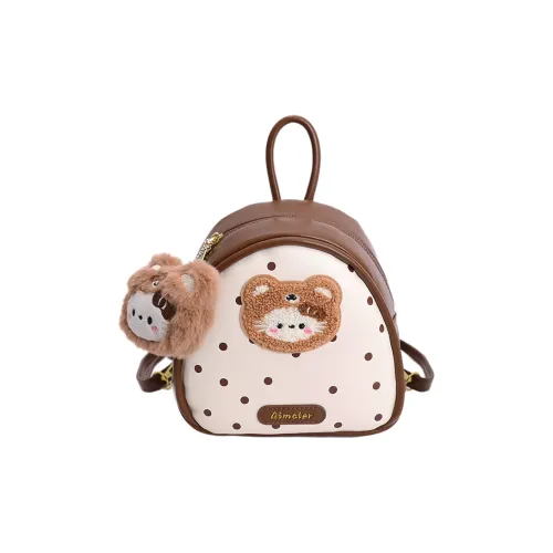 YILV ПУ (полиуретан) Рюкзак Стандартный Женский Коричневый