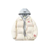 Бежевый, абрикос, красный [серый капюшон]