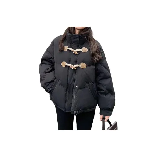 Mu Xiao Xin Черное Женское Пальто