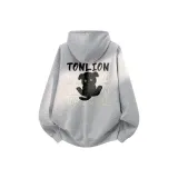 [Флисовая подкладка] Фотиния Серый (T Милый ПЭТ Черный Лапка Грудь Этикетка_t Большой Милый ПЭТ Черный Лапка Спина Этикетка)