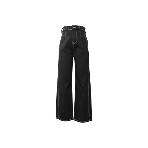 Tonlion Черные Женские Джинсы