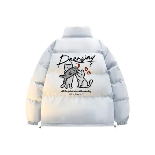 DEERWAY Хлопковый пуховик пальто унисекс