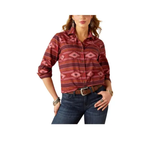 ARIAT Red Women's Shirts ARIAT Красные Женские Рубашки