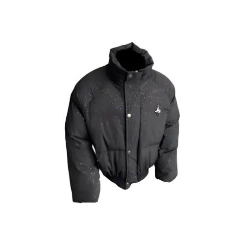 PODGORNOI Черный мужской пуховик