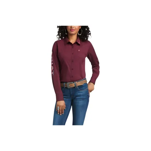 ARIAT Бургунди Женские Рубашки