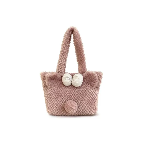 Jade En Plus Плюшевая Сумка на Плечо Стандартная Женская Фуксия