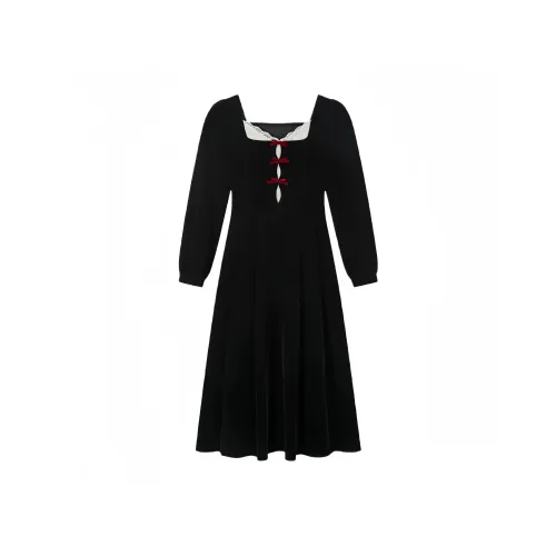 M MAICCO Длинное платье с длинными рукавами для женщин