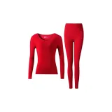 Серебряный, малиновый, круглый вырез