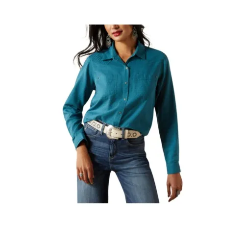 ARIAT Blue Women's Shirts ARIAT Синий Женские Рубашки