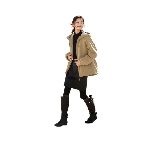 MOHANYIMEI Хаки Женские Куртки