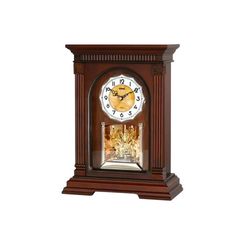 HENSE Кварцевый механизм деревянный корпус настольные часы унисекс коричневый HD1419