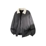 Коричневый Серый [Утепленный хлопковый куртка]