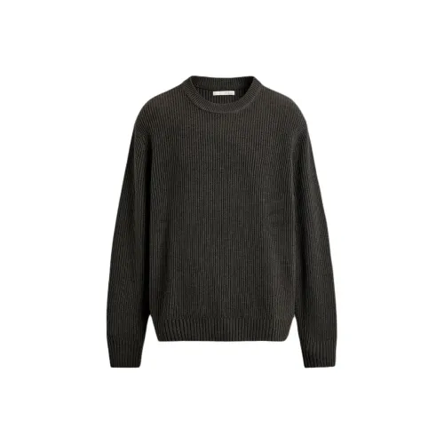 ZARA Зебра с принтом коричневый мужской трикотаж