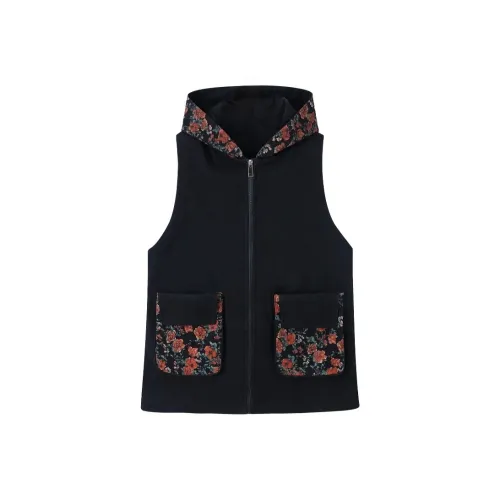 SHUHAOBAI Черный Женский Средний Aged Пожилой Топы