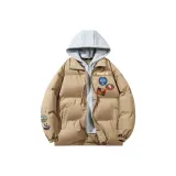 Хаки серый капюшон